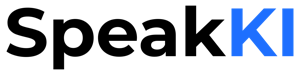 SpeakKI Logo – KI-Telefonassistent